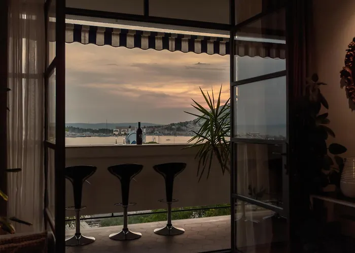 公寓 Bregos Superior - Unique Design 3-br - Unbelievable Panoramic View Of - Walking Distance From Unesco Palace And Bacvice - Free Parking - Buralux *