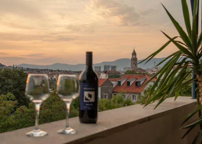 Bregos Superior - Unique Design 3-br - Unbelievable Panoramic View Of - Walking Distance From Unesco Palace And Bacvice - Free Parking - Buralux 公寓 斯普利特