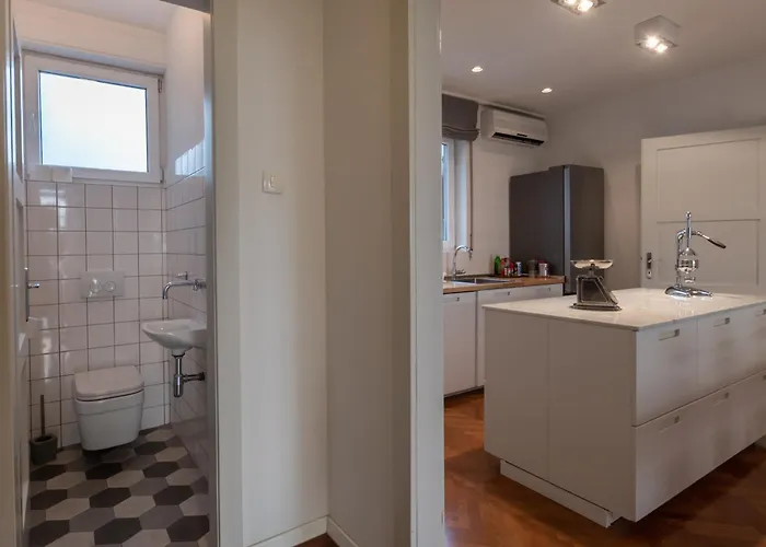 公寓 Bregos Superior - Unique Design 3-br - Unbelievable Panoramic View Of - Walking Distance From Unesco Palace And Bacvice - Free Parking - Buralux *