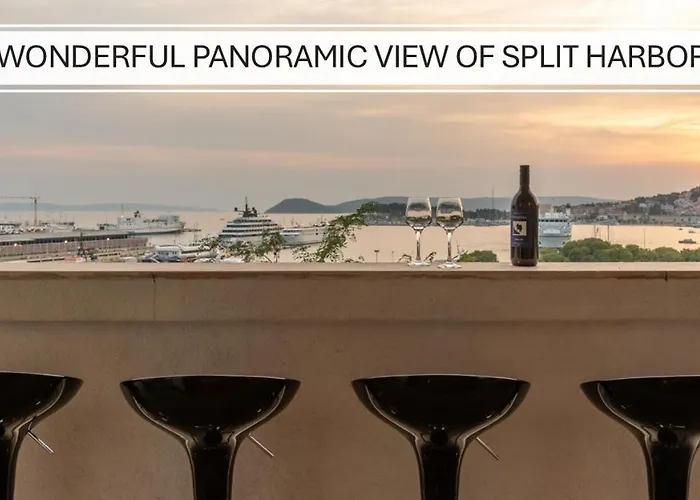 Bregos Superior - Unique Design 3-br - Unbelievable Panoramic View Of - Walking Distance From Unesco Palace And Bacvice - Free Parking - Buralux *