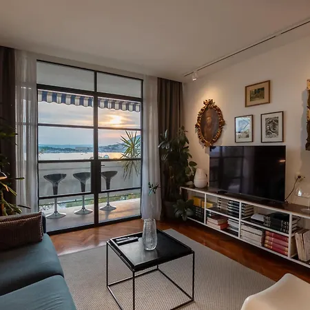 アパート Bregos Superior - Unique Design 3-br - Unbelievable Panoramic View Of - Walking Distance From Unesco Palace And Bacvice - Free Parking - Buralux *